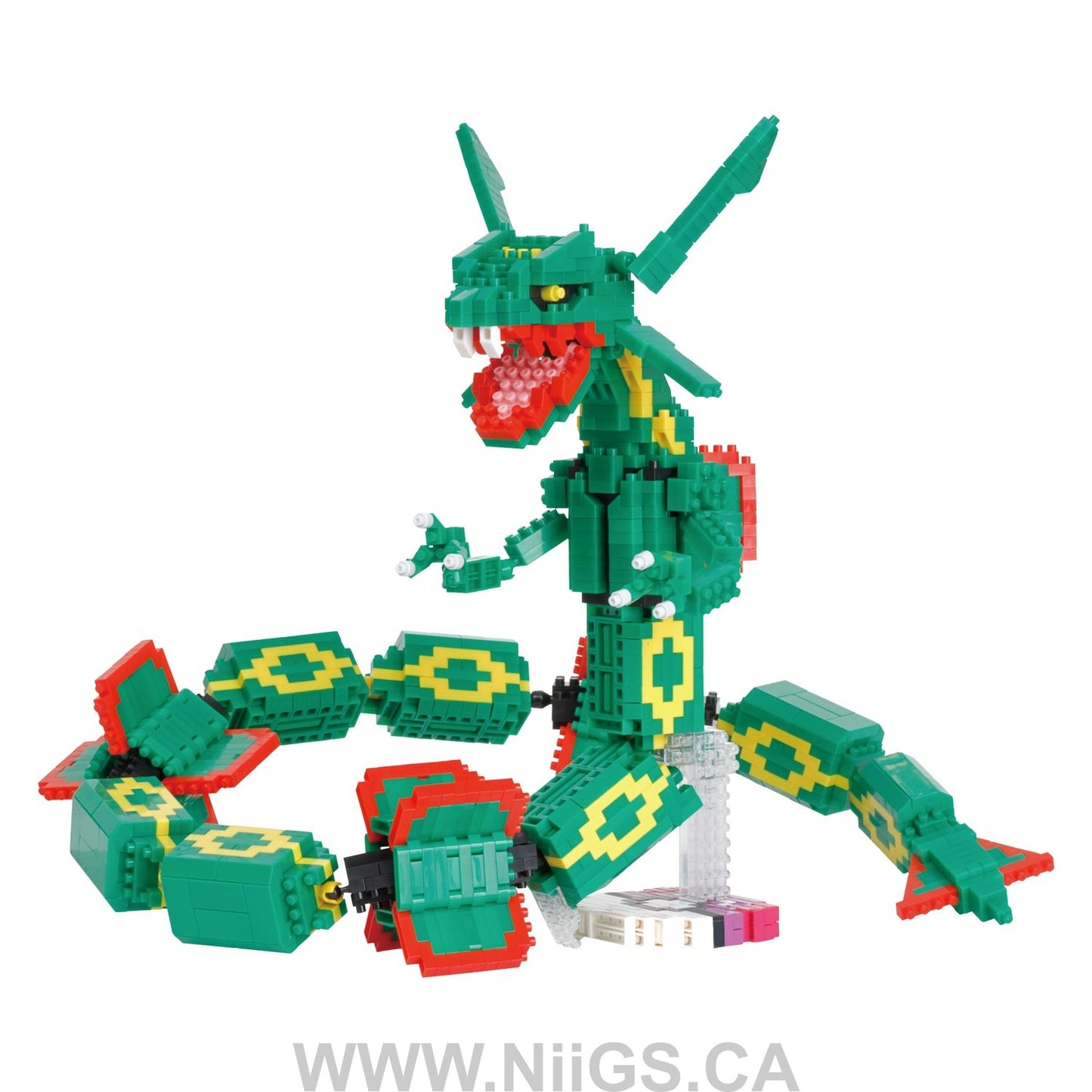 Nanoblock Pokémon Series Rayquaza Extreme Deluxe Edition