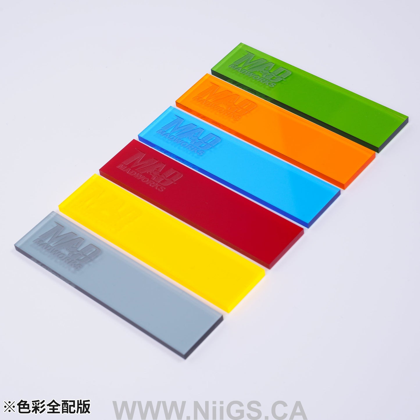 ACRYLIC GRINDING PLATES 6PCS