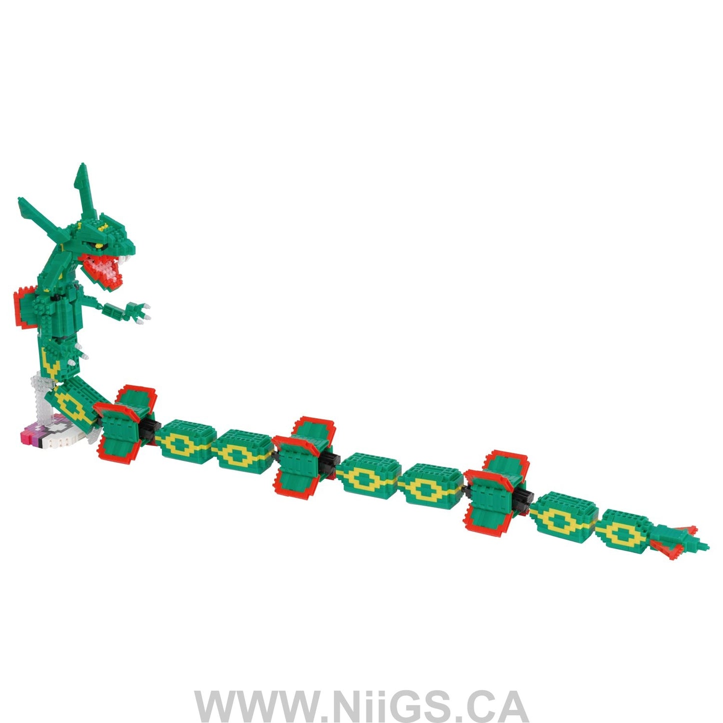 Nanoblock Pokémon Series Rayquaza Extreme Deluxe Edition