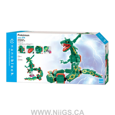 Nanoblock Pokémon Series Rayquaza Extreme Deluxe Edition