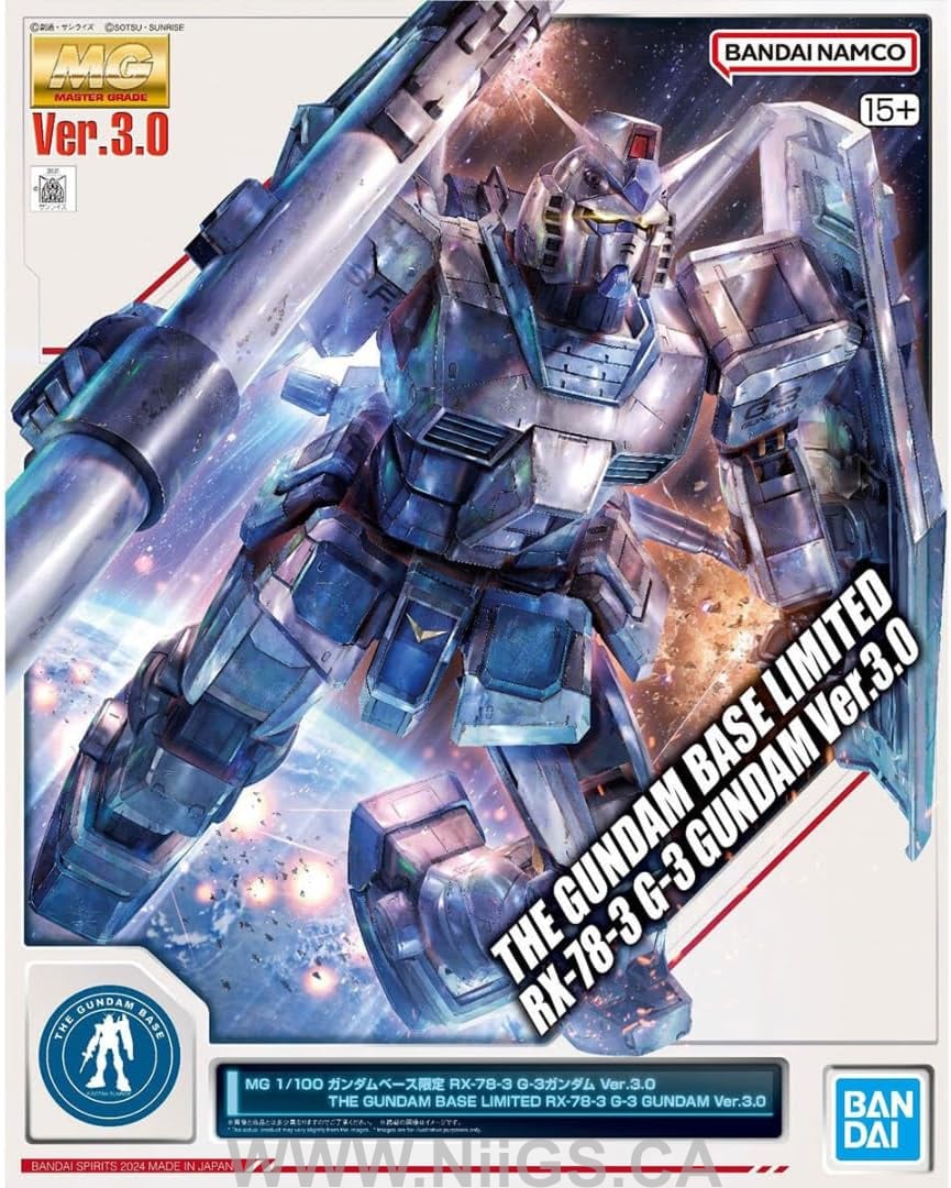 LIMITED Gundam Base MG 1/100 RX-78-2 Gundam Ver. 3.0 G-3