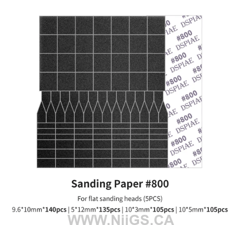 DSPIAE Sanding Paper for Reciprocating Sanding Tool