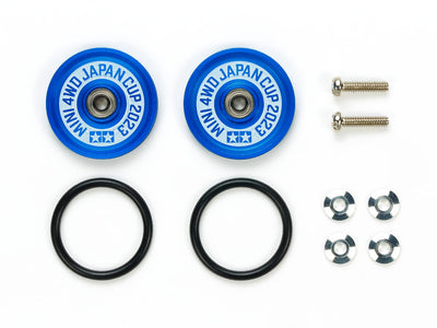 Tamiya 1/32 MINI 4WD Parts 19mm Aluminum Ball-Race Roller Set J-Cup 2023
