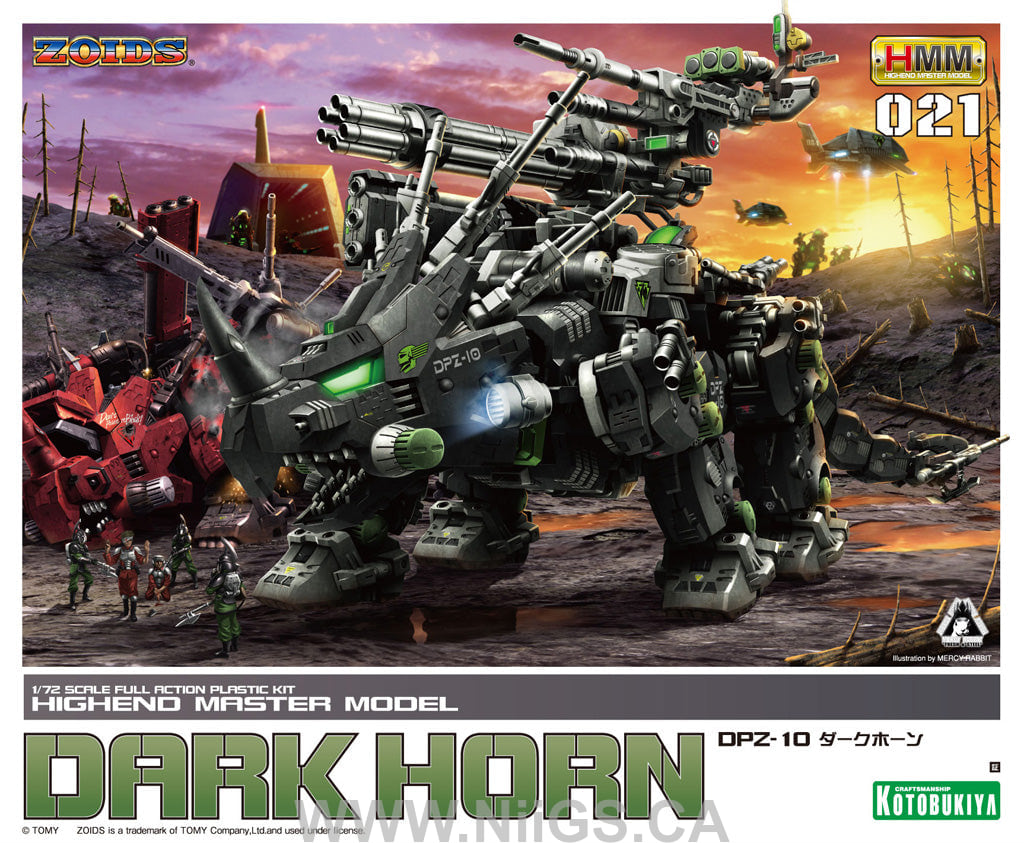 Kotobukiya 1/72 Zoids Series DPZ-10 Dark Horn