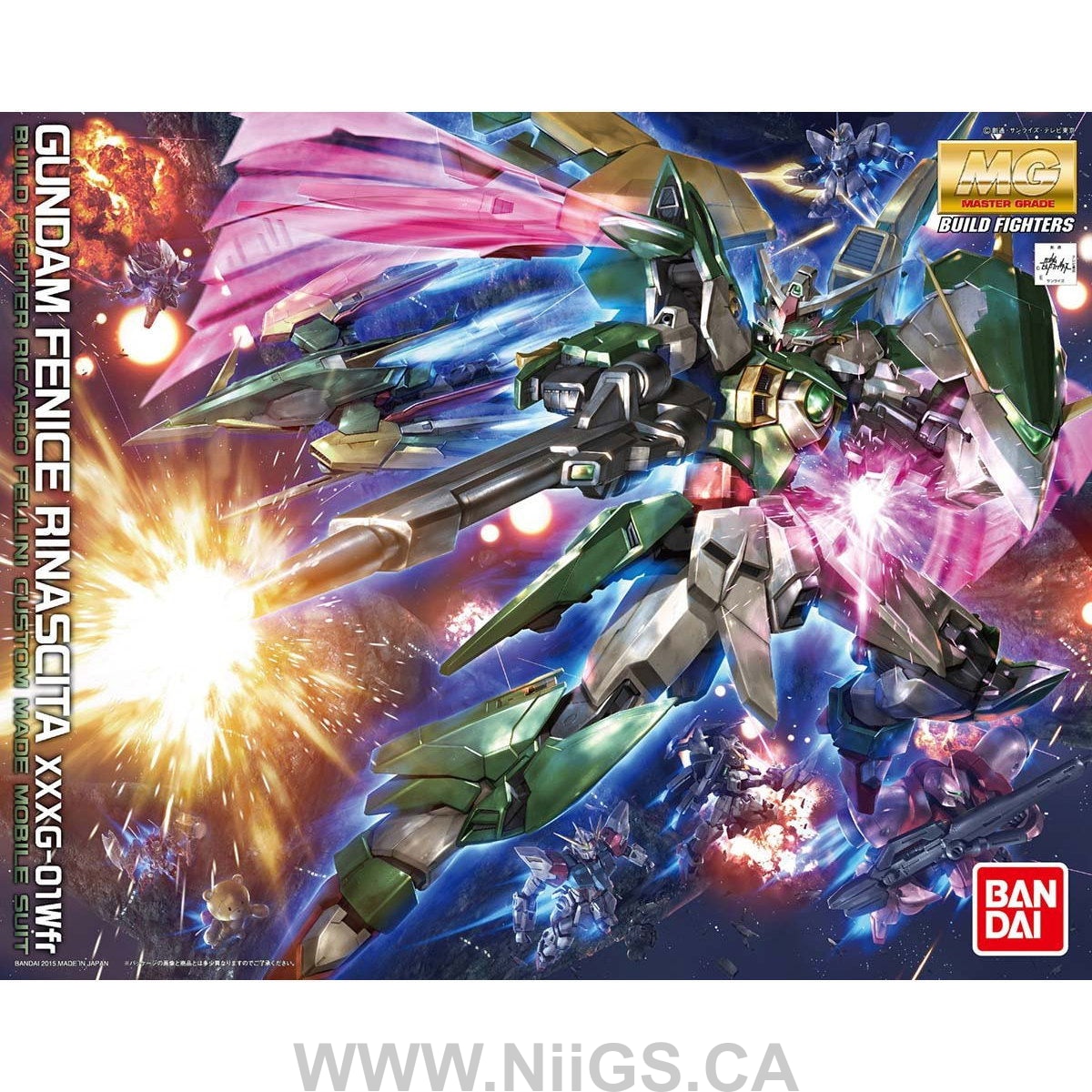 BANDAI HOBBY MG 1/100 GUNDAM FENICE RINASCITA - Nii G Shop