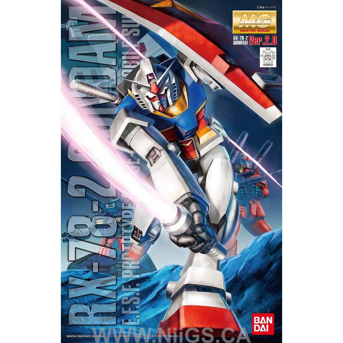 BANDAI Hobby MG RX-78-2 Gundam Ver 2.0 - Nii G Shop