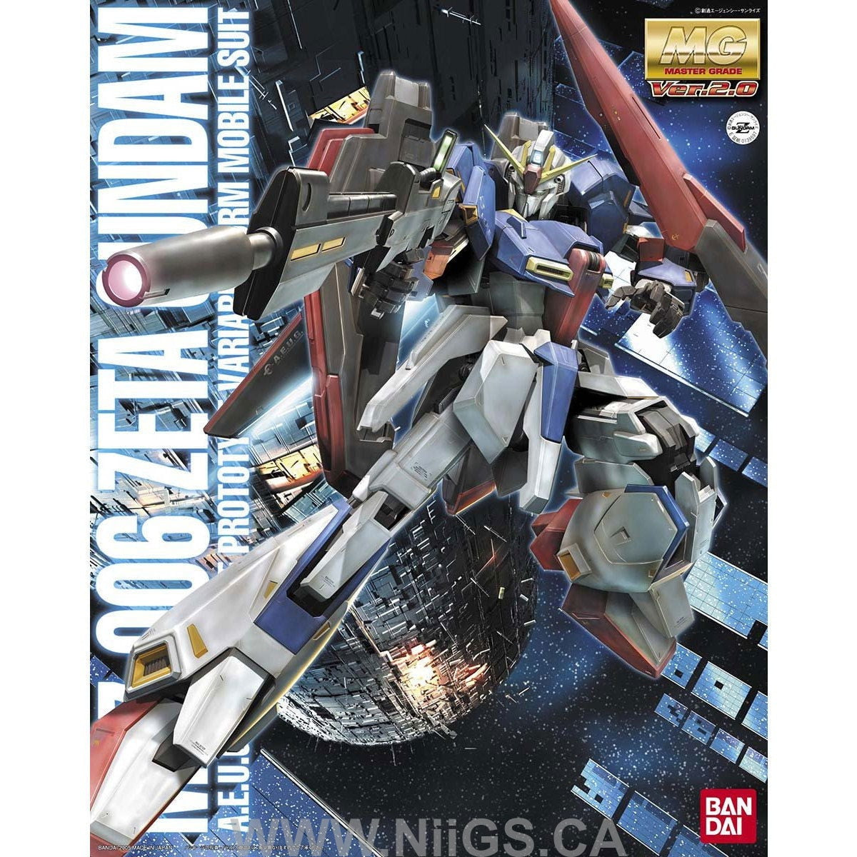 BANDAI Hobby MG Zeta Gundam Ver. 2.0 - Nii G Shop