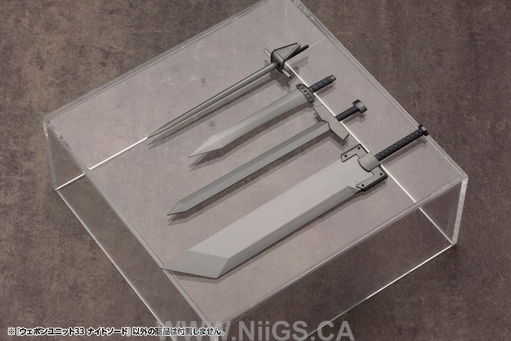 KOTOBUKIYA WEAPON UNIT33 KNIGHT SWORD