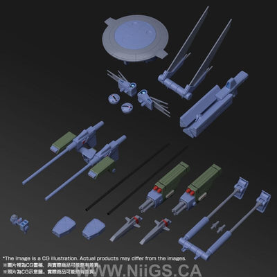 LIMITED Premium Bandai MG 1/100 MISSION PACK E TYPE & S TYPE for MG 1/100 GUNDAM F90