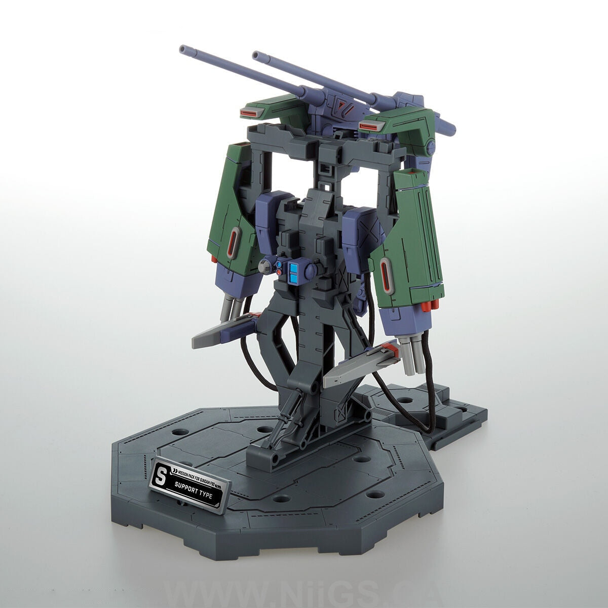 LIMITED Premium Bandai MG 1/100 MISSION PACK HANGAR for GUNDAM F90 TWIN SET