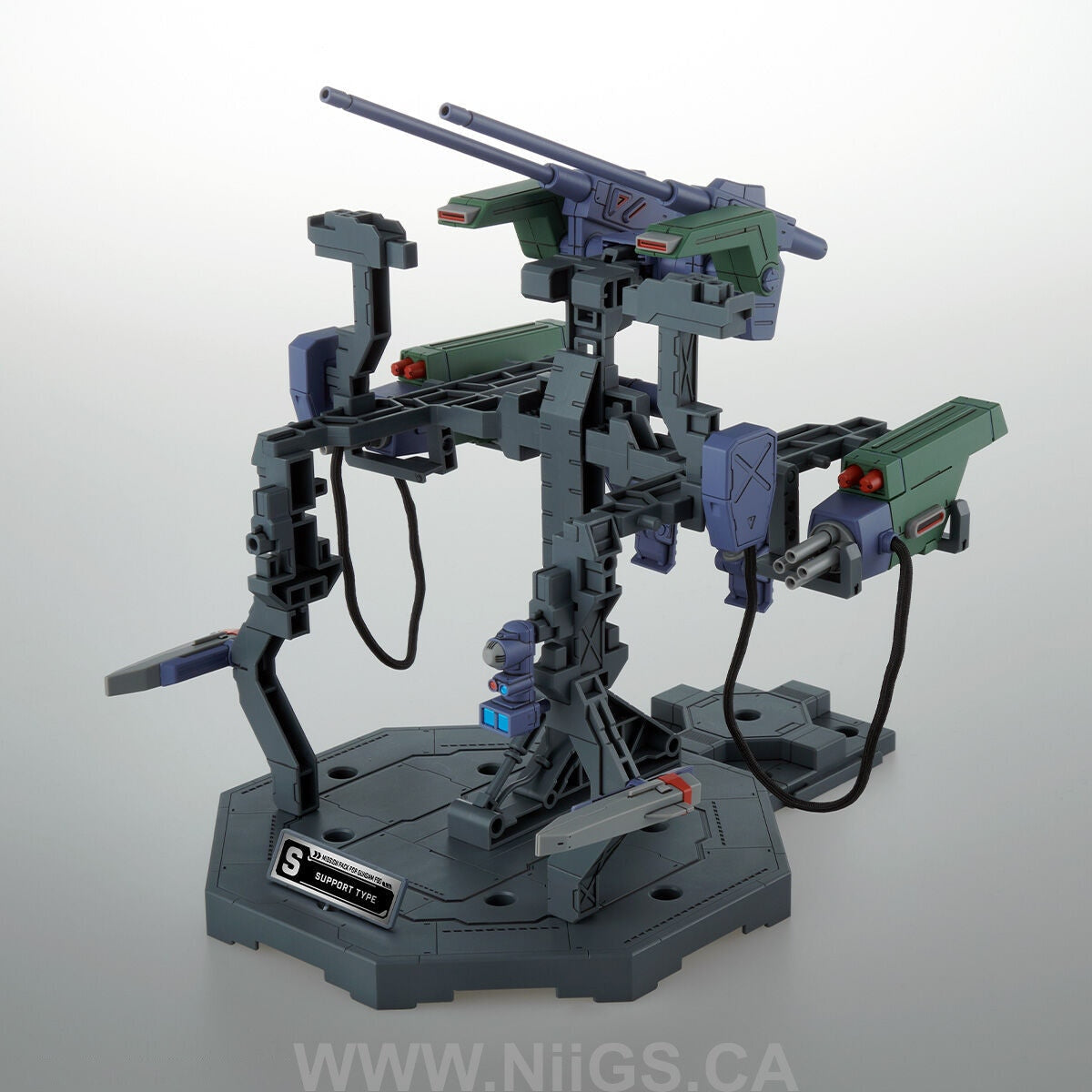 LIMITED Premium Bandai MG 1/100 MISSION PACK HANGAR for GUNDAM F90 TWIN SET