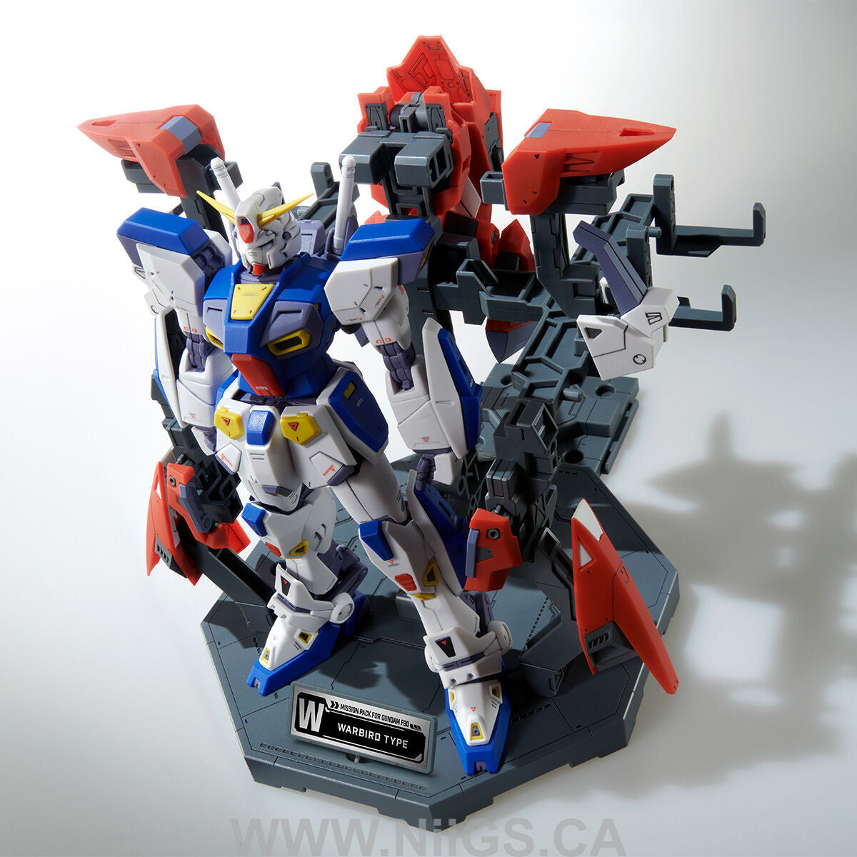 LIMITED Premium Bandai MG 1/100 MISSION PACK HANGAR for GUNDAM F90 TWIN SET
