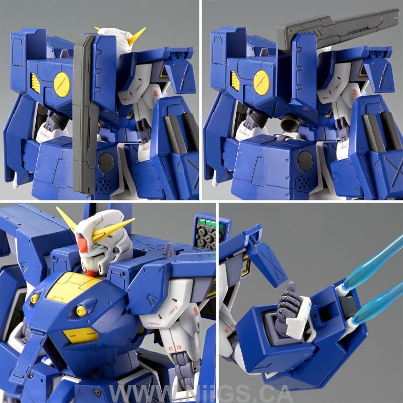 LIMITED Premium Bandai MG 1/100 MISSION PACK J-TYPE & Q-TYPE for GUNDAM F90