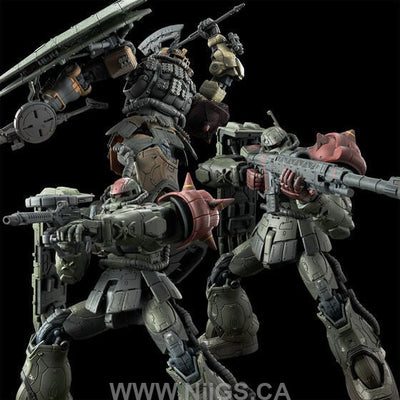 LIMITED Premium Bandai HG 1/144 ZAKU Ⅱ F TYPE CHUBS & KALE + ZAKUⅡ (UNIDENTIFIED TYPE) SOLARI CUSTOM PARTS SET  (RFV)