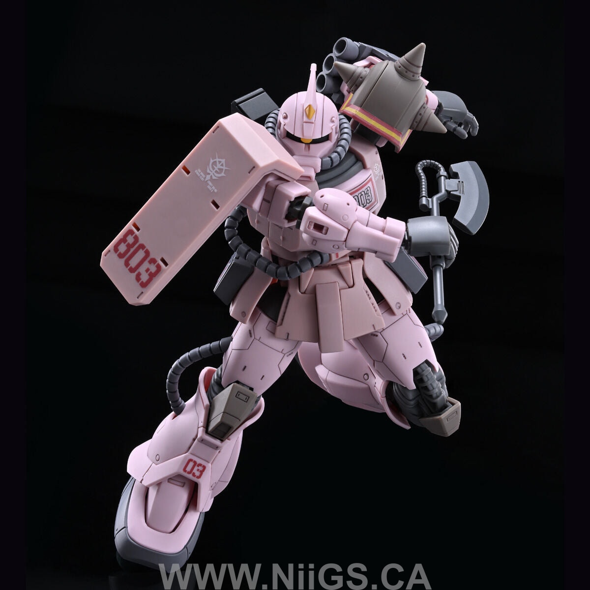 LIMITED Premium Bandai HG 1/144 ZAKU DESERT TYPE PINK PANTHER FORCES