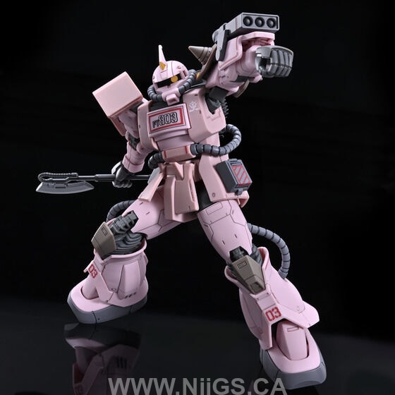 LIMITED Premium Bandai HG 1/144 ZAKU DESERT TYPE PINK PANTHER FORCES