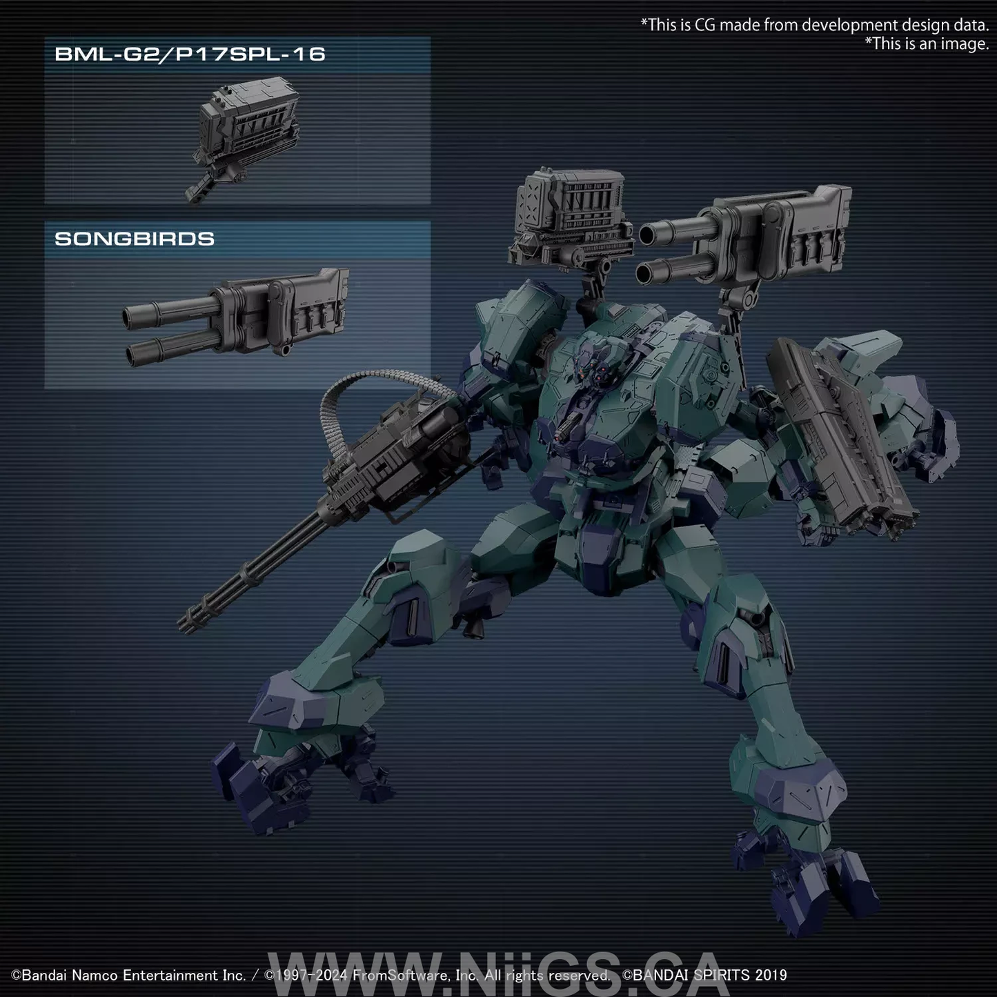 BANDAI Hobby 30MM ARMORED CORE Ⅵ FIRES OF RUBICON BALAM INDUSTRIES BD-011 MELANDER LIGER TAIL