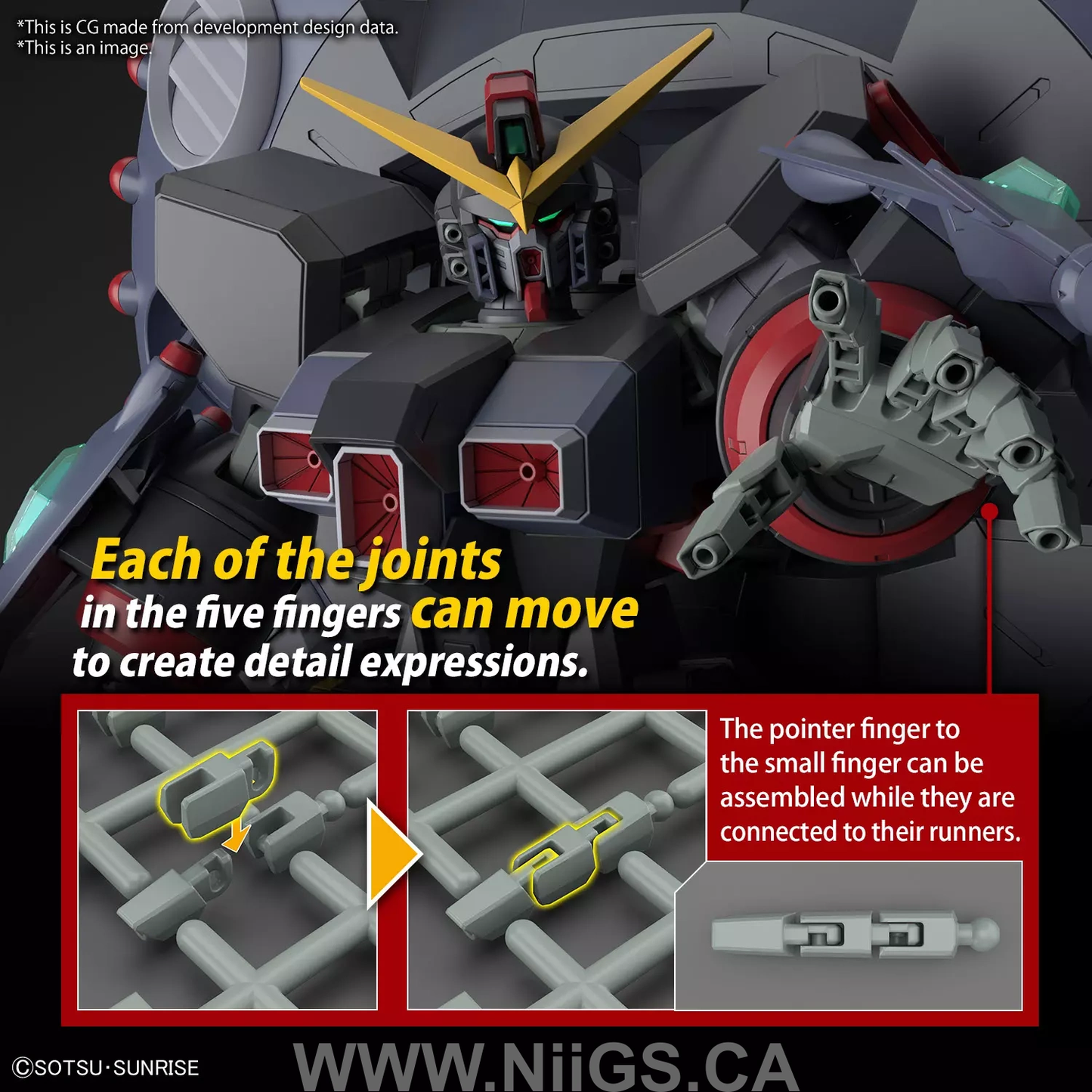 BANDAI Hobby HG 1/144 DESTROY GUNDAM
