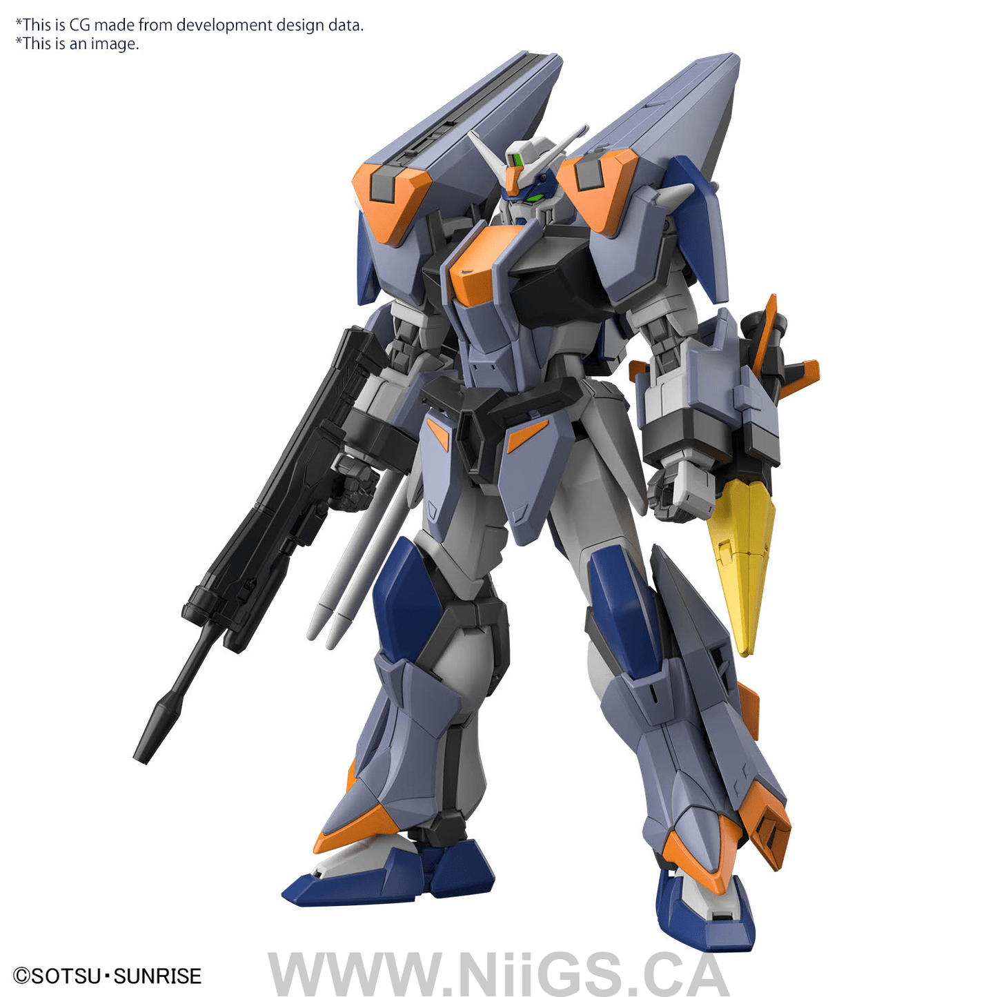 BANDAI Hobby HG 1/144 DUEL BLITZ GUNDAM