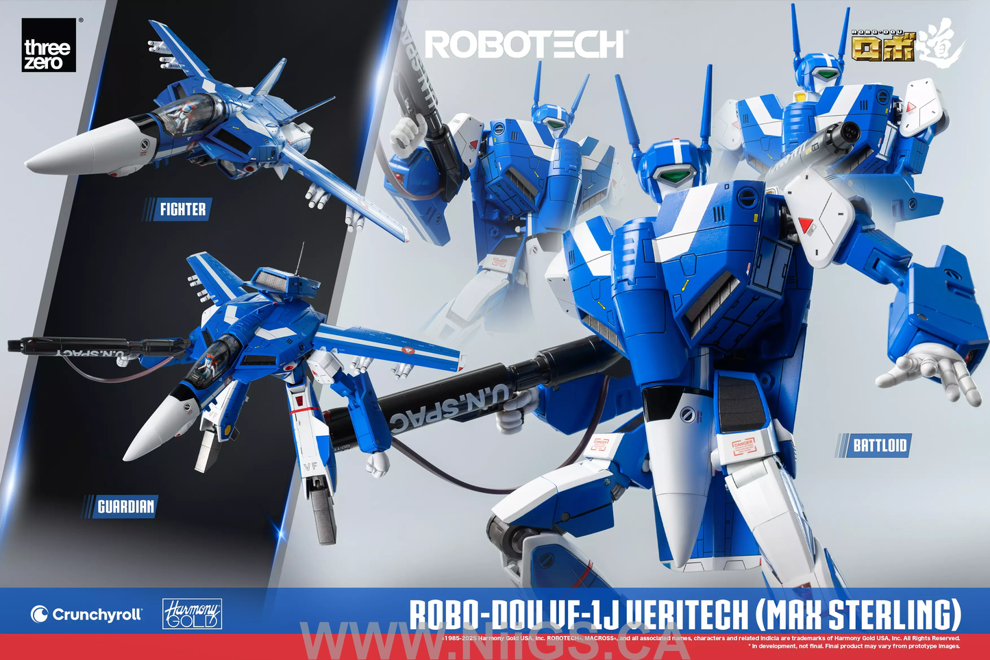 threezero ROBO-DOU ROBOTECH VF-1J Veritech (Max Sterling)