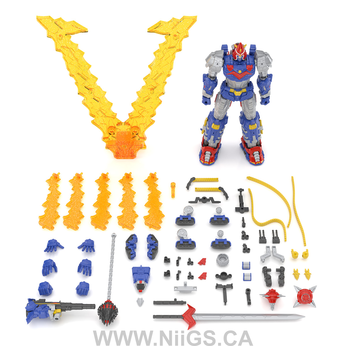 LIMITED BANDAI SMP Voltes V Legacy Let's! Volt In SET "Voltes V Legacy"