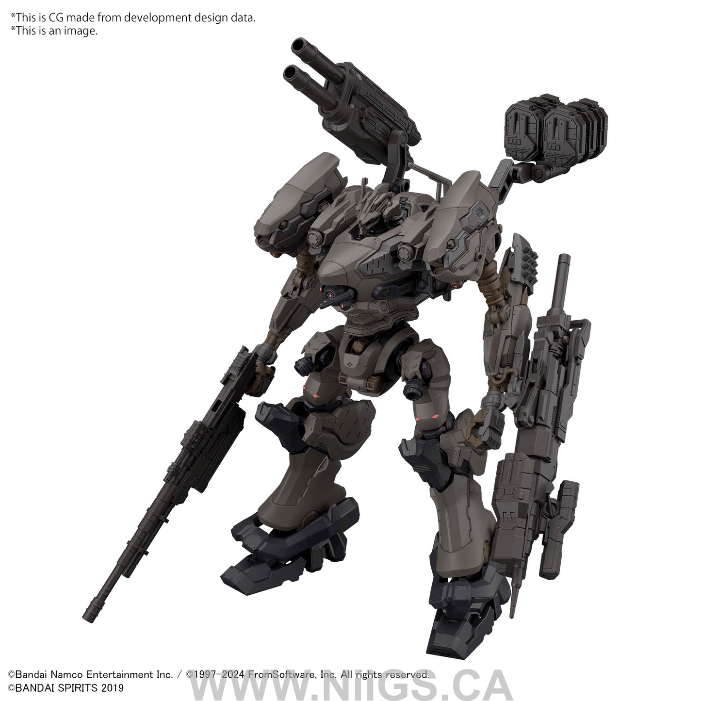 BANDAI Hobby 30MM ARMORED CORE Ⅵ FIRES OF RUBICON RaD CC-2000 ORBITER NIGHTFALL
