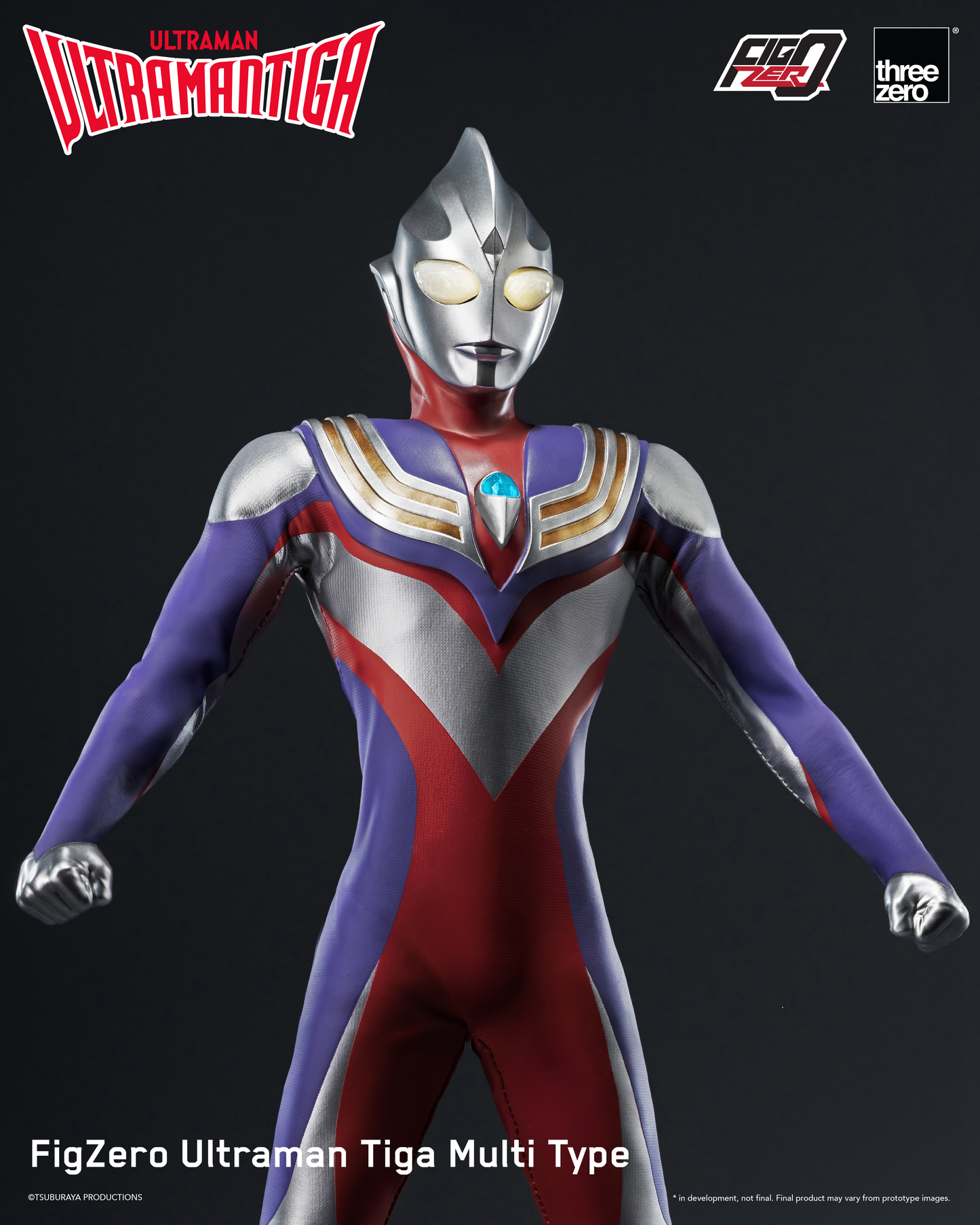 threezero FigZero Ultraman Tiga Multi Type