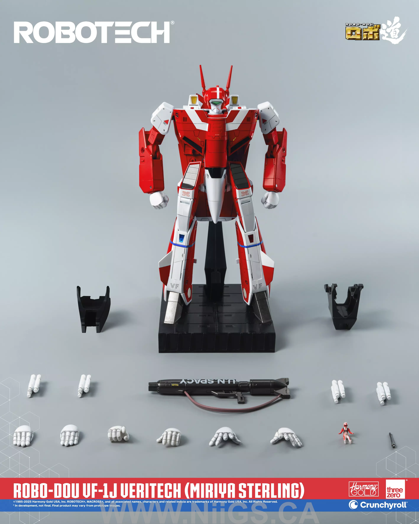 threezero ROBO-DOU ROBOTECH VF-1J Veritech (Miriya Sterling)