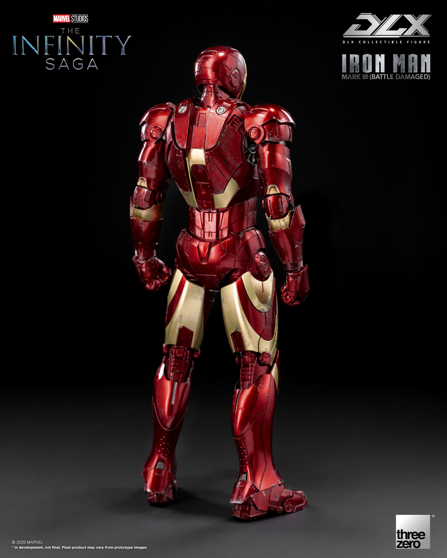 threezero Marvel Studios: The Infinity Saga DLX Iron Man Mark 3 (Battle Damaged)