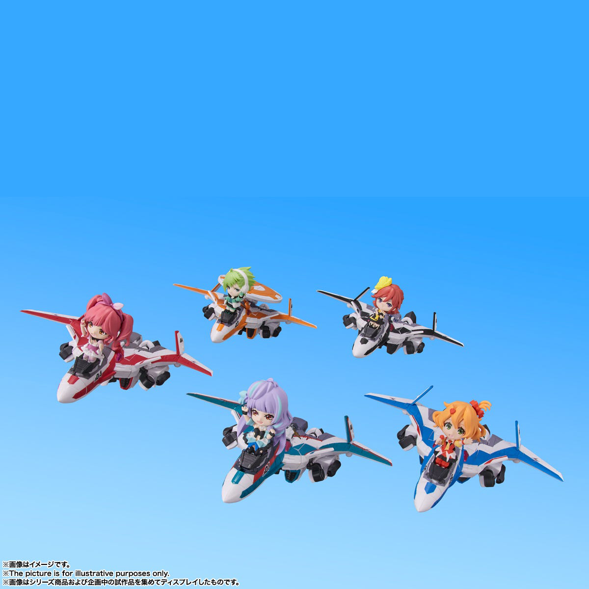 Bandai Spirits Tiny Session VF-31J Siegfried (Hayate Immelmann use) with Freyja Wion