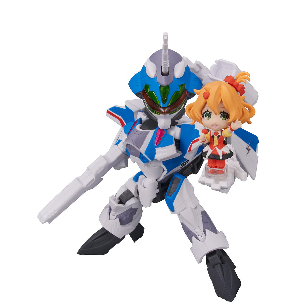 Bandai Spirits Tiny Session VF-31J Siegfried (Hayate Immelmann use) with Freyja Wion