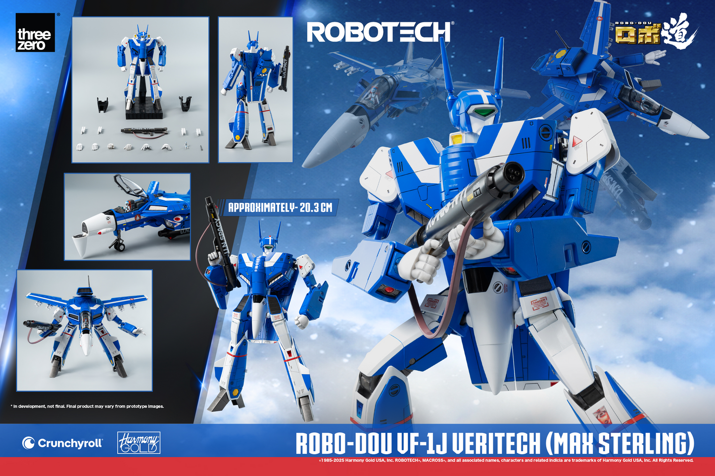 threezero ROBO-DOU ROBOTECH VF-1J Veritech (Max Sterling)