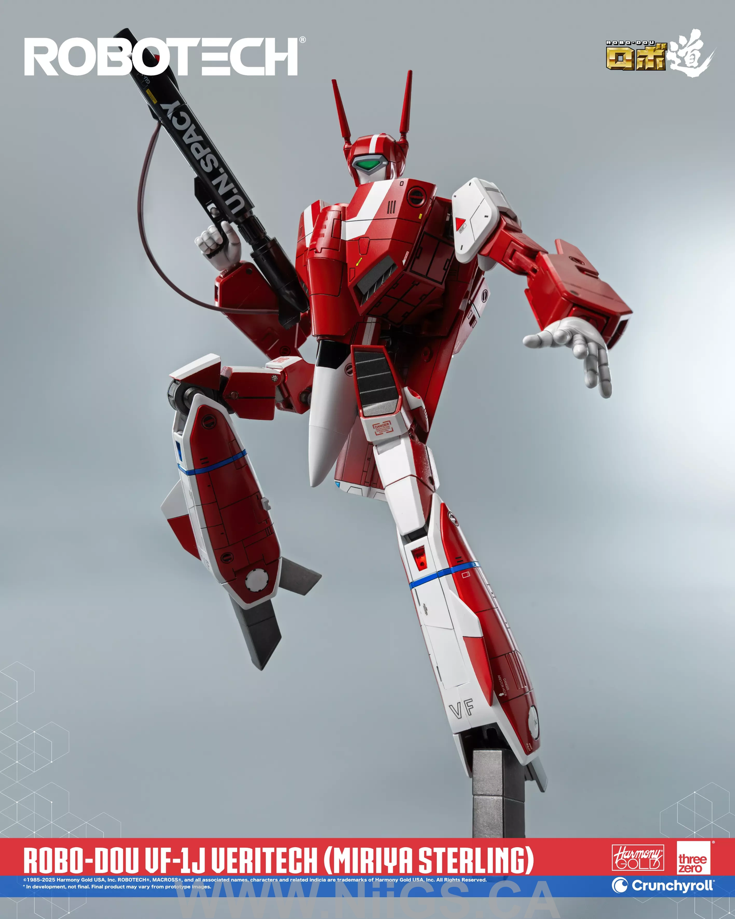 threezero ROBO-DOU ROBOTECH VF-1J Veritech (Miriya Sterling)