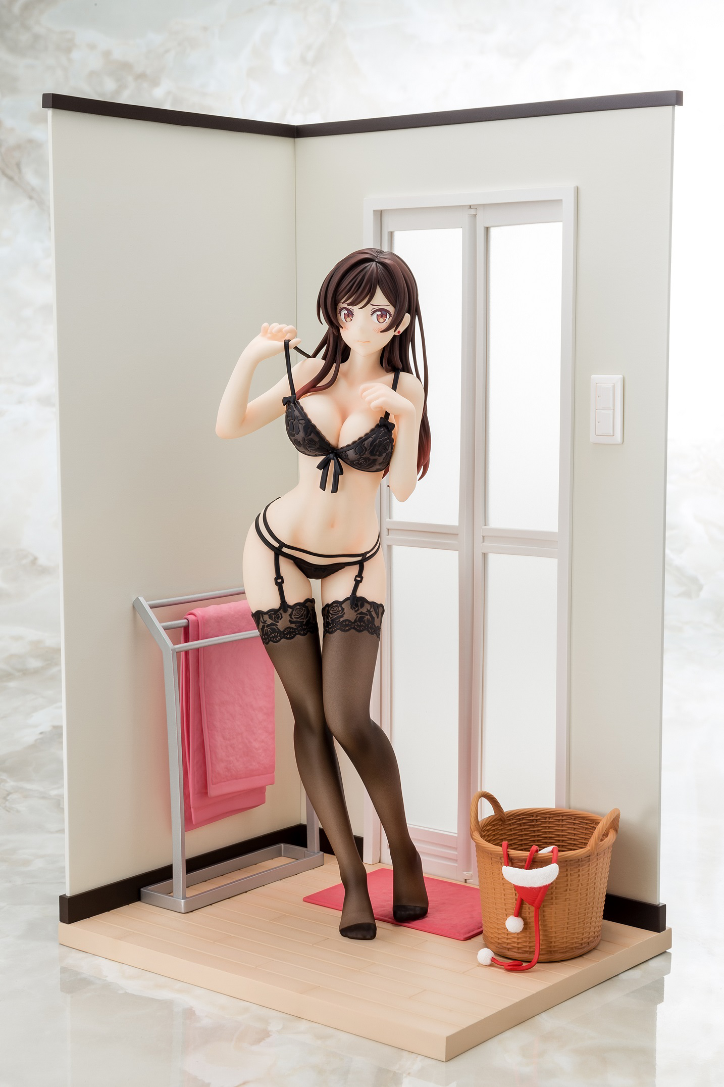 Hakoiri-musume 1/6 scaled pre-painted figure Rent-A-Girlfriend MIZUHARA Chizuru in see-through lingerie figure