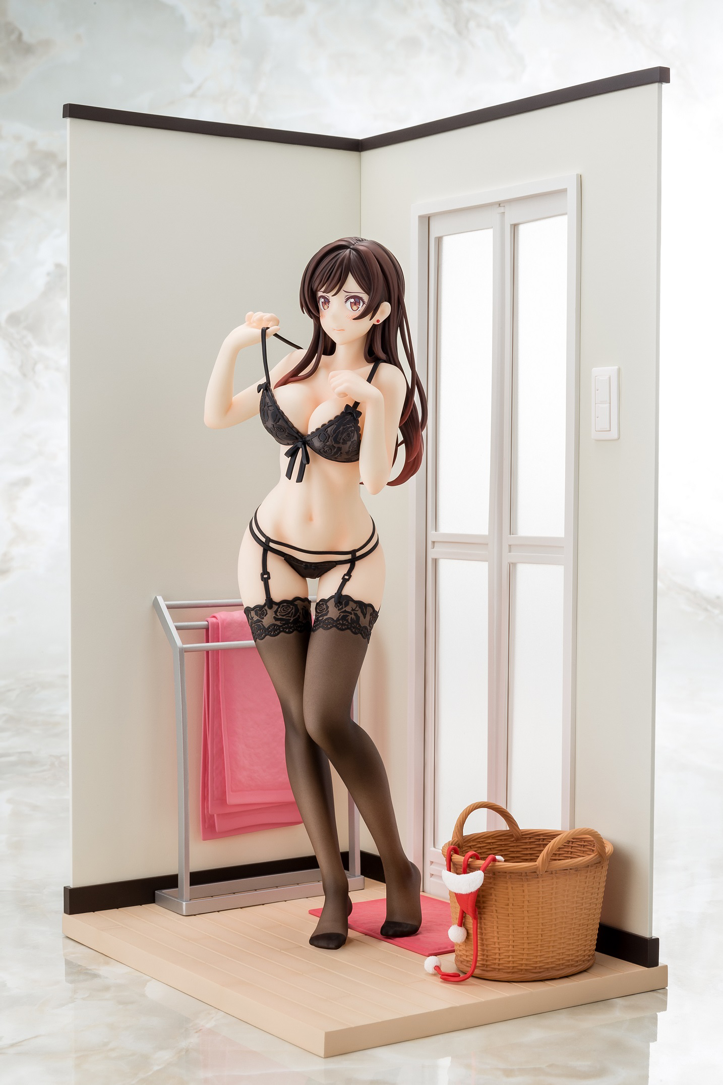 Hakoiri-musume 1/6 scaled pre-painted figure Rent-A-Girlfriend MIZUHARA Chizuru in see-through lingerie figure