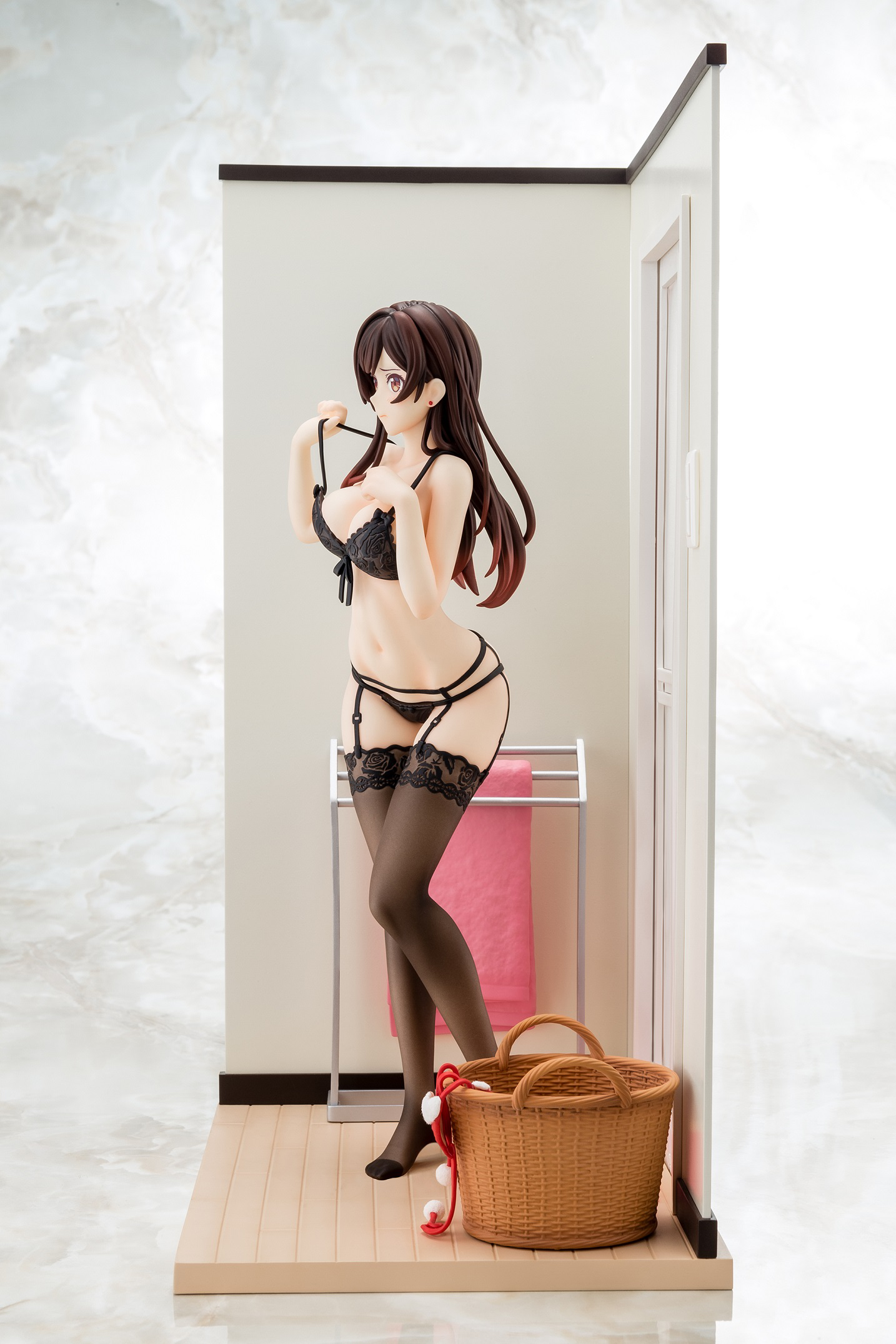 Hakoiri-musume 1/6 scaled pre-painted figure Rent-A-Girlfriend MIZUHARA Chizuru in see-through lingerie figure