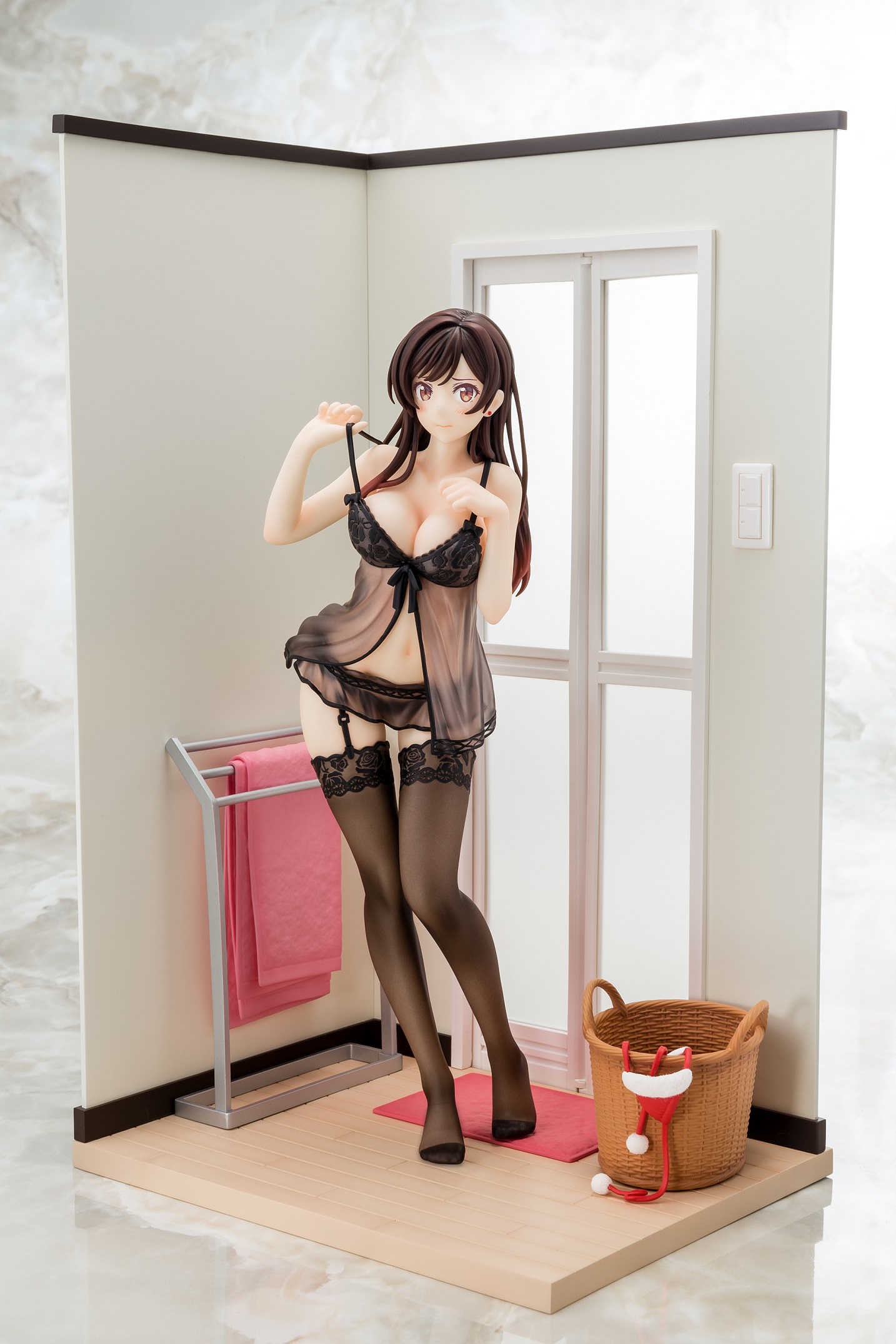 Hakoiri-musume 1/6 scaled pre-painted figure Rent-A-Girlfriend MIZUHARA Chizuru in see-through lingerie figure