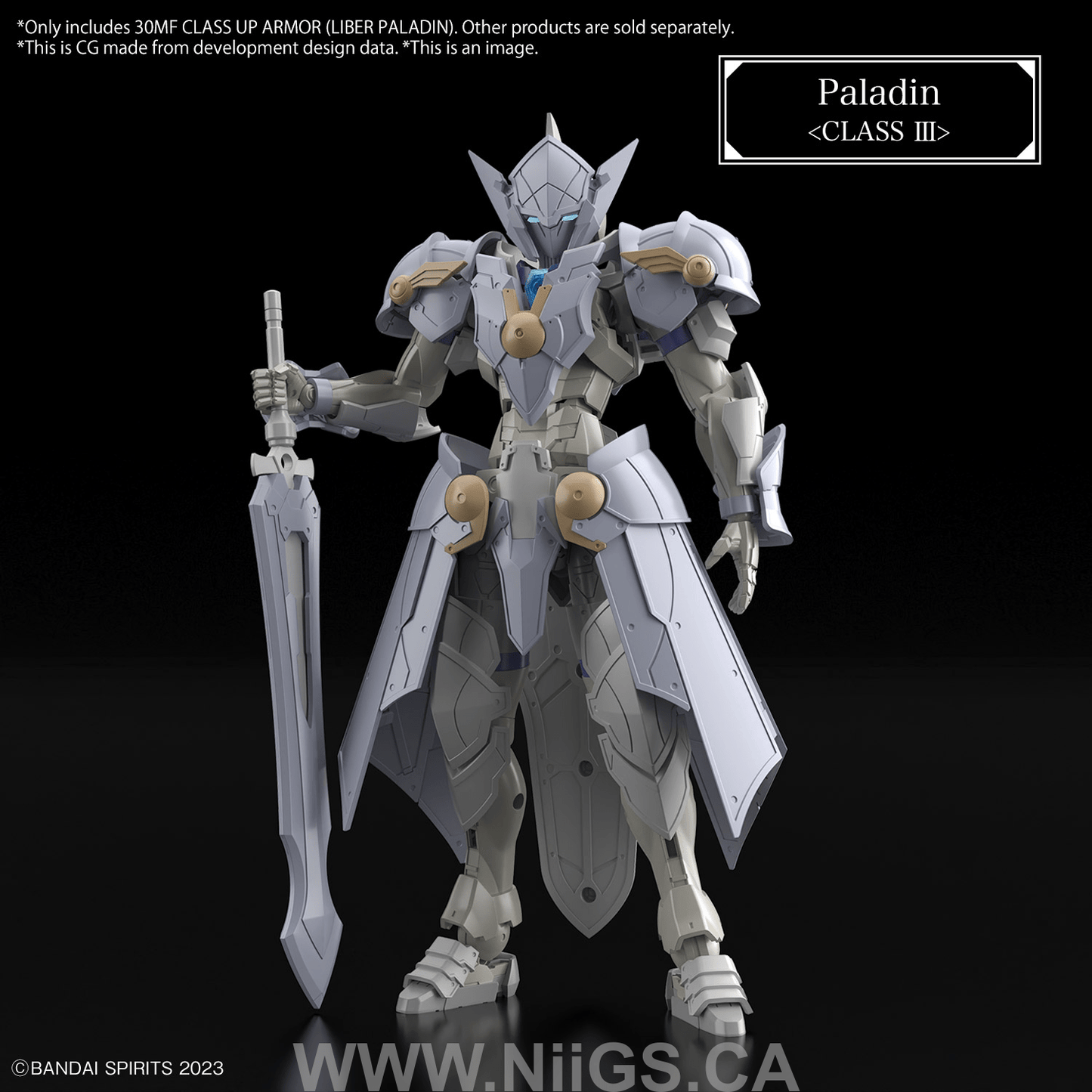 BANDAI Hobby 30MF CLASS UP ARMOR (LIBER PALADIN)