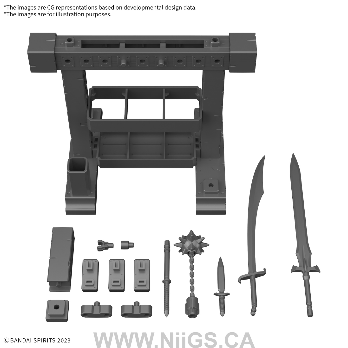 BANDAI HOBBY 30MF ITEM SHOP 3 (WEAPON OPTION)