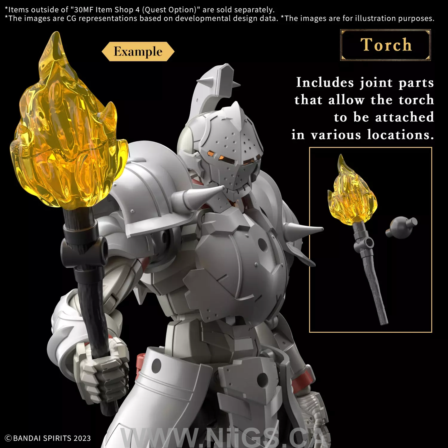 BANDAI HOBBY 30MF ITEM SHOP 4 (QUEST OPTION)