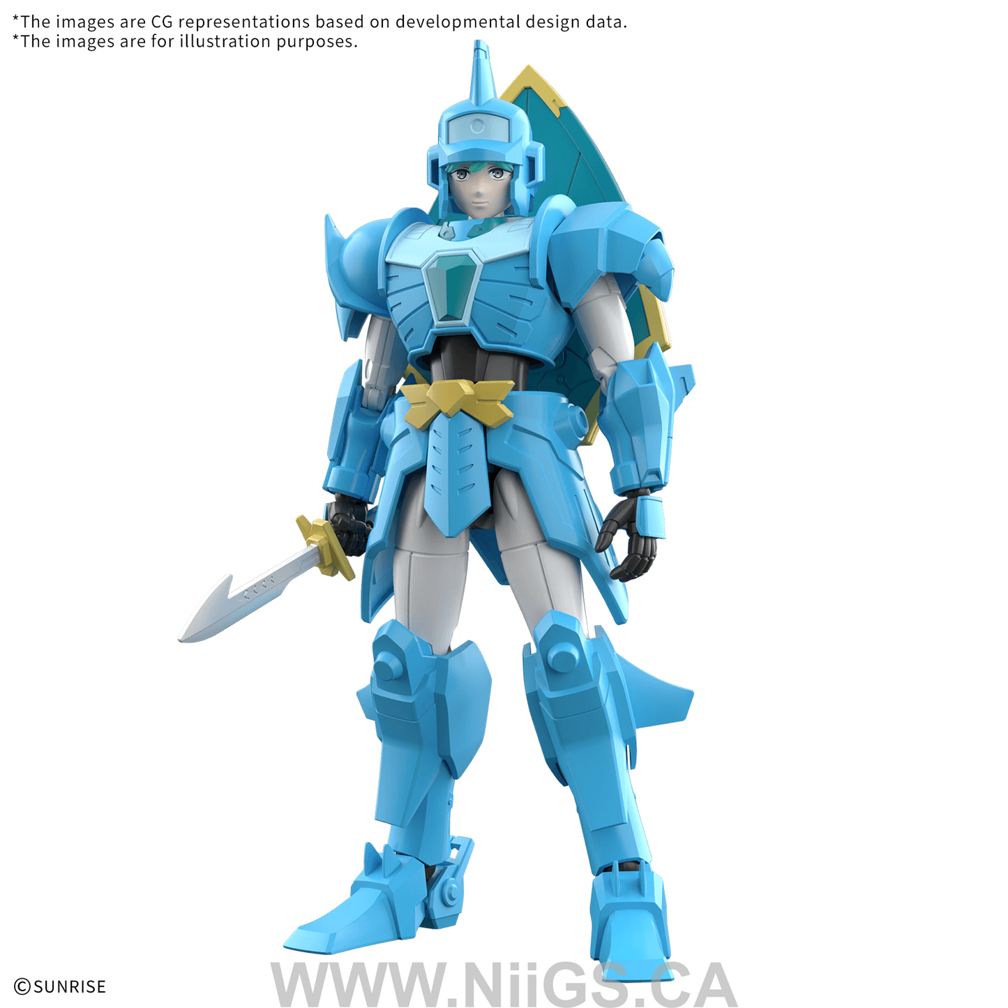 BANDAI HOBBY 30MF Yoroi-Shinden Samurai Troopers Musashi of the Water