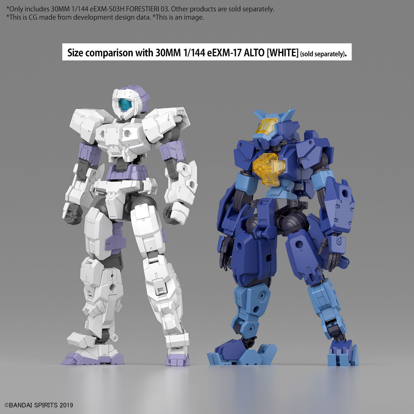 BANDAI 30MM 1/144 eEXM-S03H FORESTIERI 03
