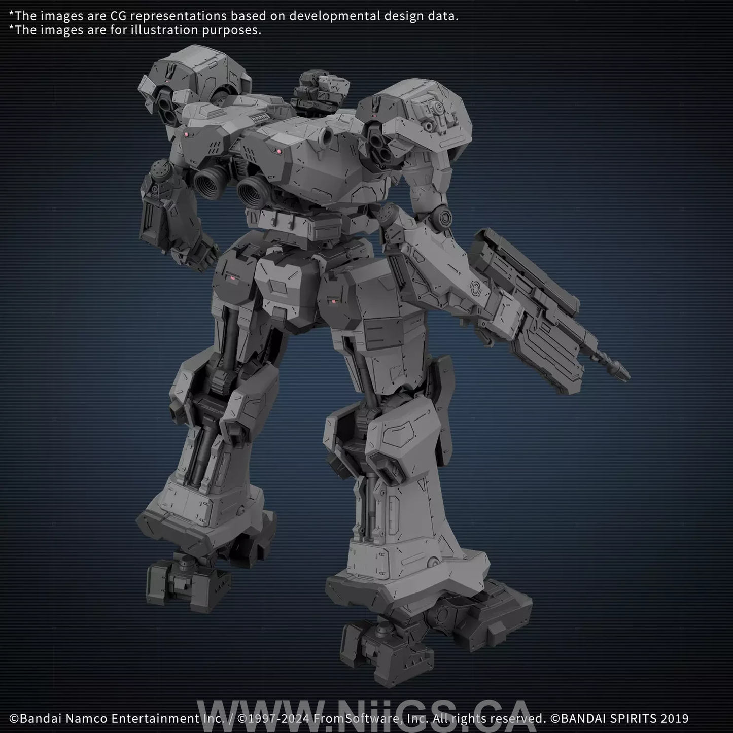 BANDAI HOBBY 30MM ARMORED CORE Ⅵ FIRES OF RUBICON BALAM INDUSTRIES BD-011 MELANDER