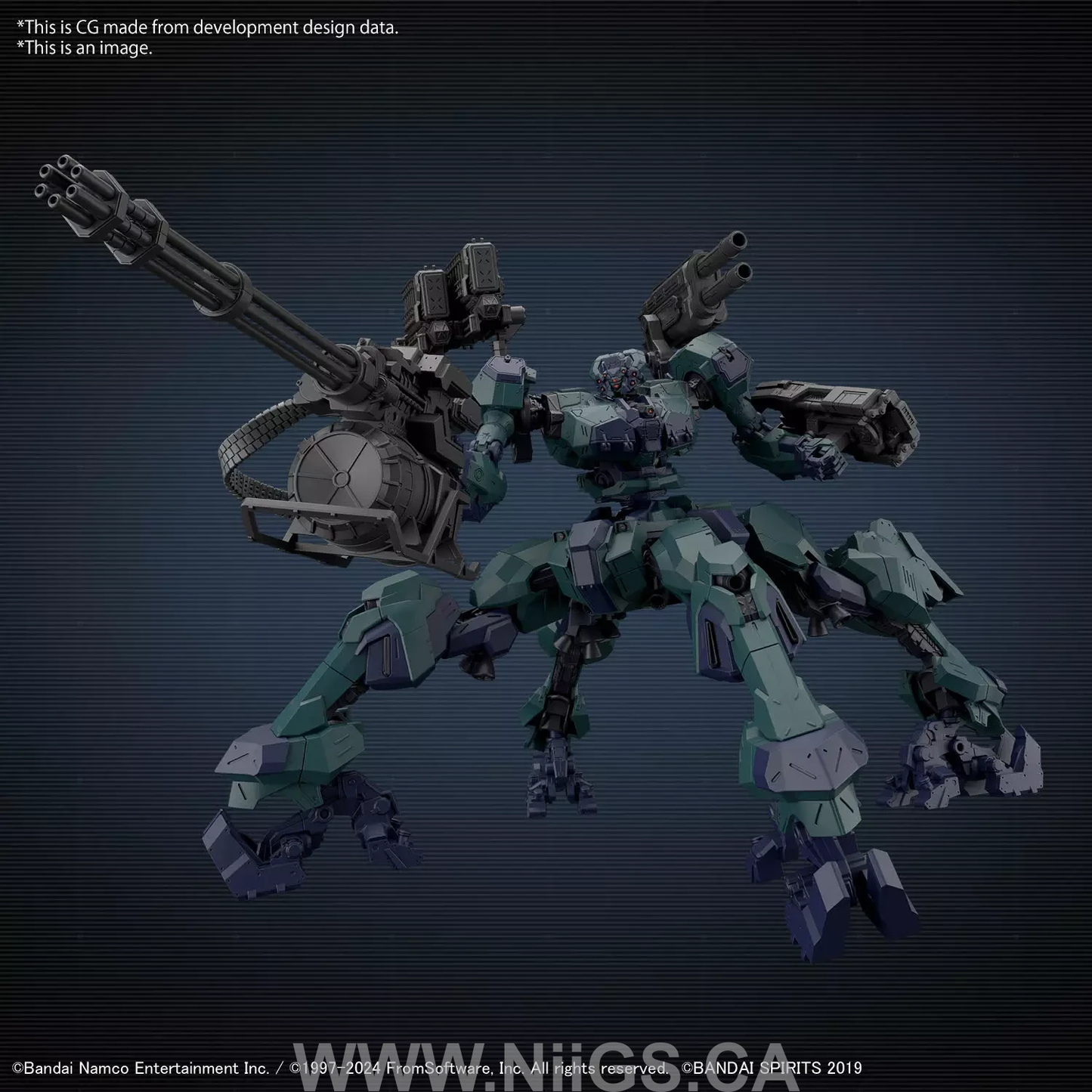 BANDAI Hobby 30MM ARMORED CORE Ⅵ FIRES OF RUBICON BALAM INDUSTRIES BD-011 MELANDER LIGER TAIL