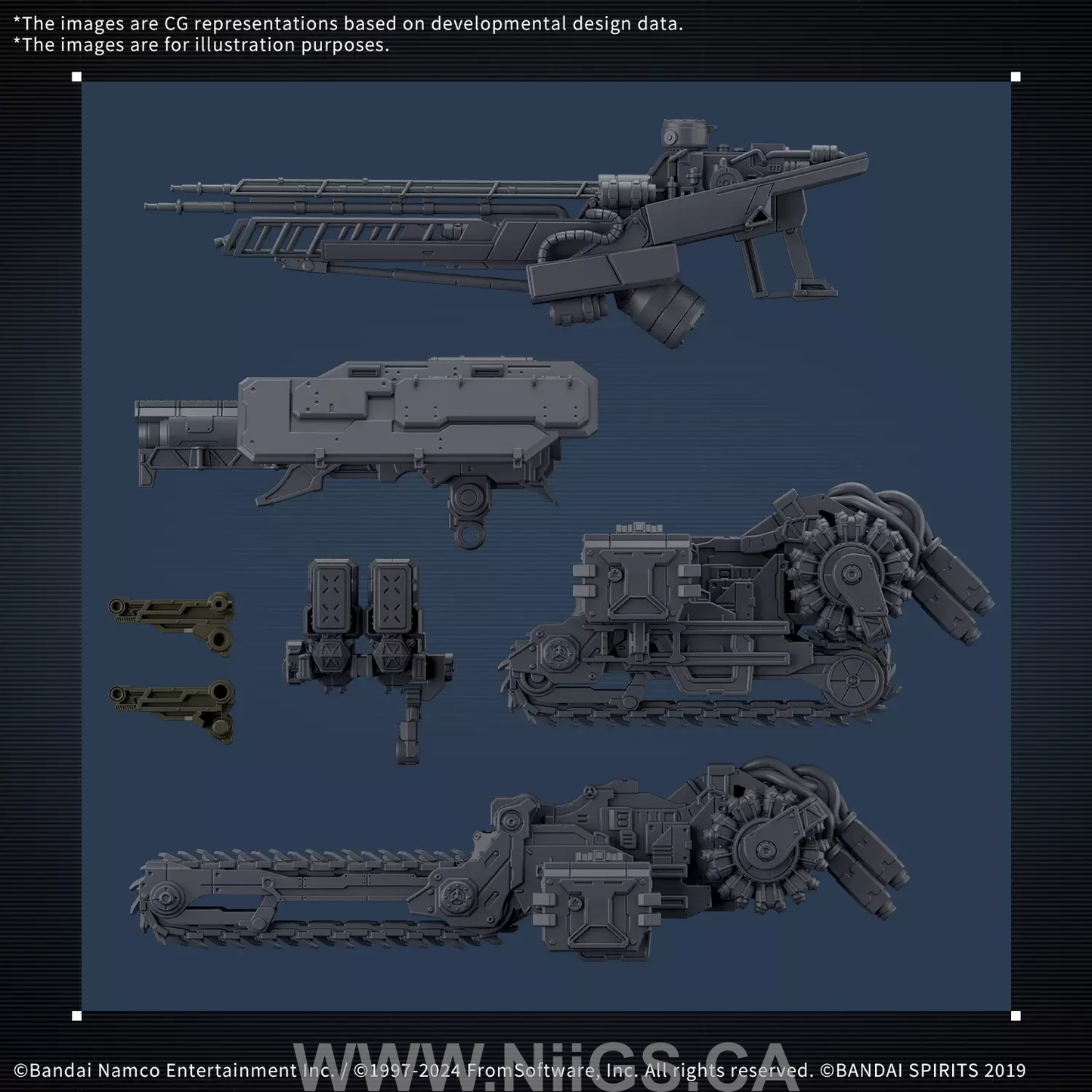 BANDAI HOBBY 30MM ARMORED CORE Ⅵ FIRES OF RUBICON RaD CC-3000 WRECKER MILK TOOTH