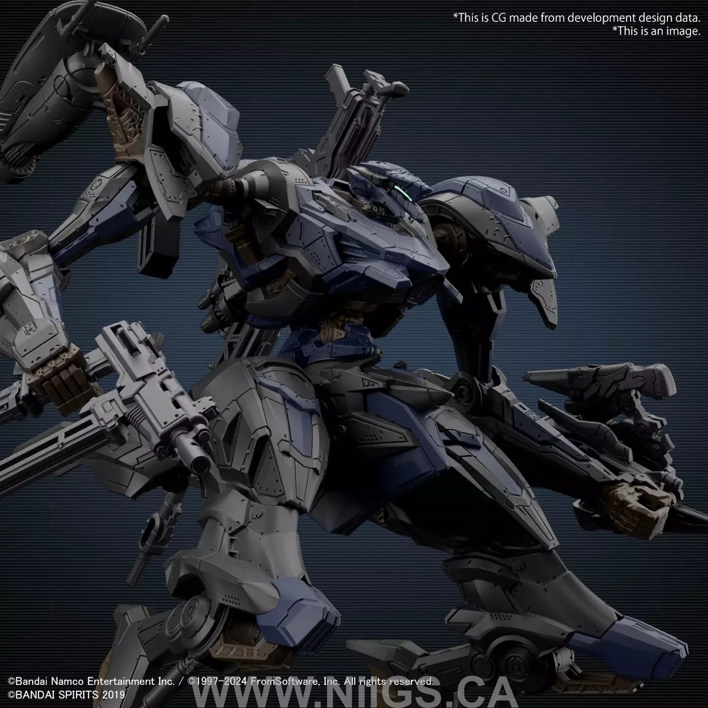 BANDAI Hobby 30MM ARMORED CORE Ⅵ FIRES OF RUBICON SCHNEIDER NACHTREIHER/40E STEEL HAZE
