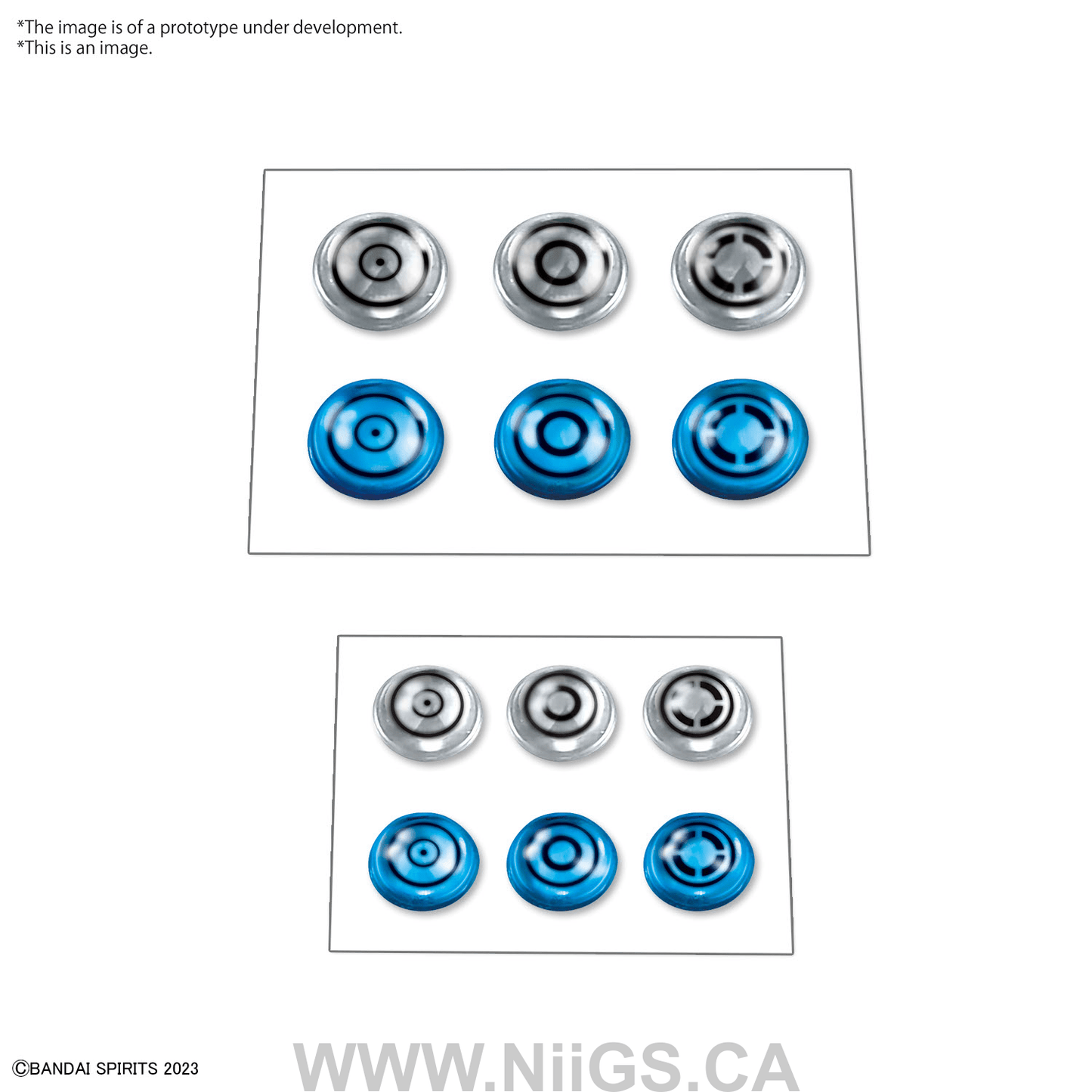 BANDAI CUSTOMIZE MATERIAL (3D LENS STICKERS 2)