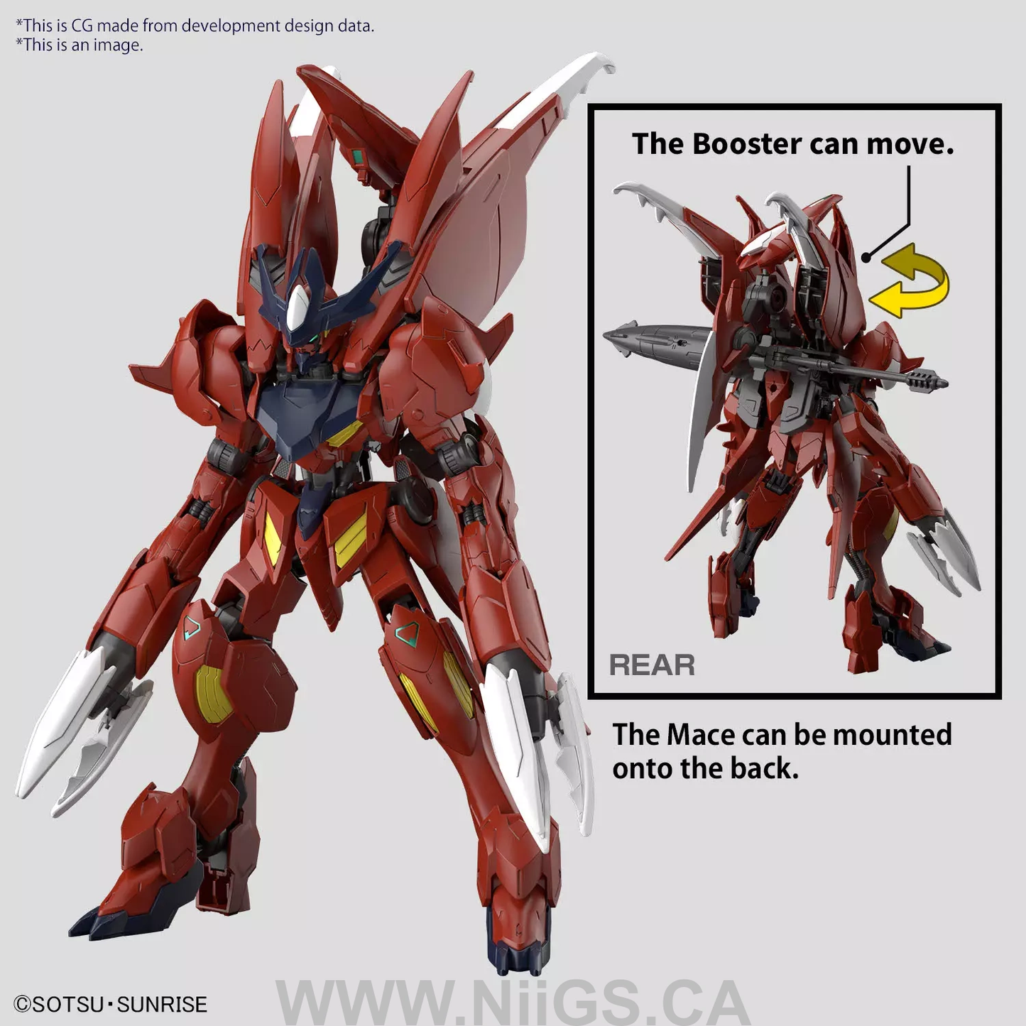 BANDAI Hobby HG 1/144 GUNDAM AMAZING BARBATOS LUPUS