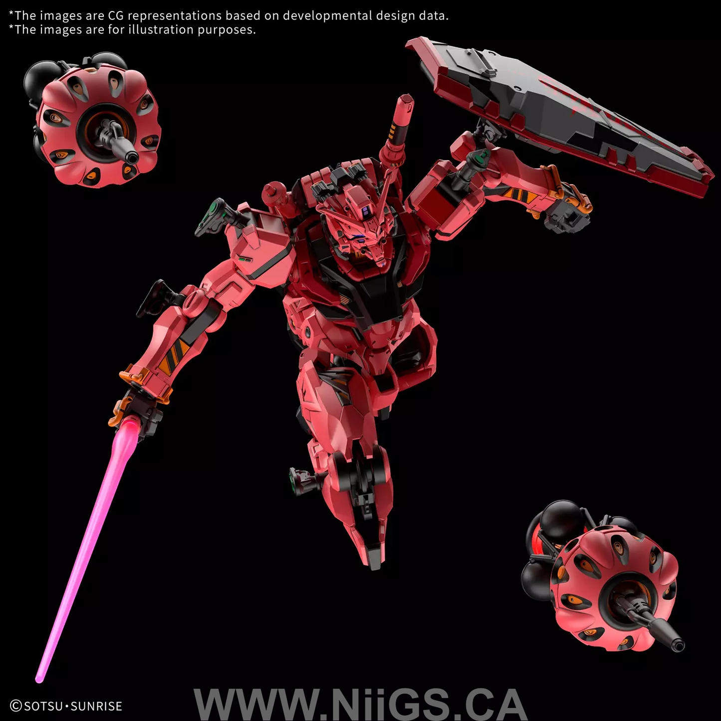BANDAI HOBBY HG 1/144 RED GUNDAM