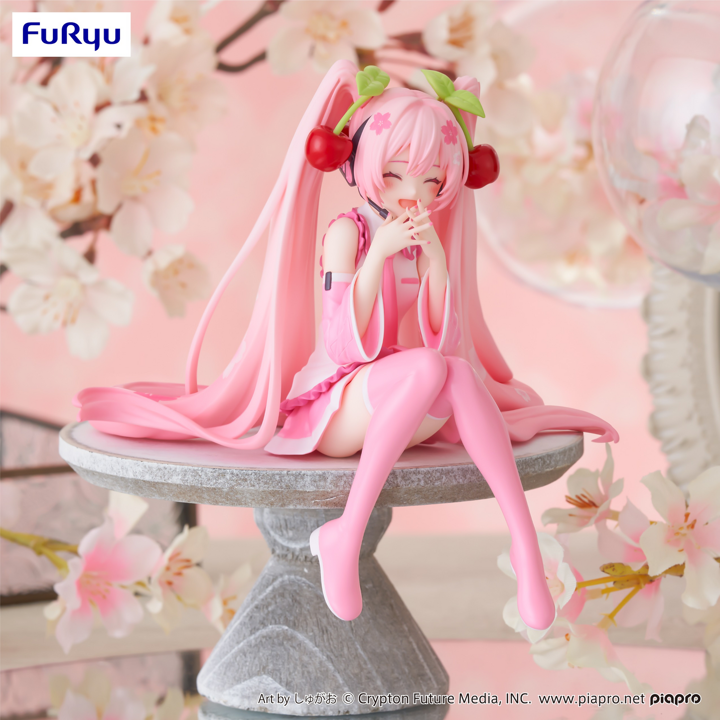 GSC x FURYU Corporation Hatsune Miku Noodle Stopper Figure -Sakura Miku 2023 Smile ver.-